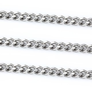 Dây chuyền mài bốn mặt bằng thép không gỉ 10mm Dây chuyền dày tự làm Trang sức Cuba Dây chuyền vòng cổ Phụ kiện vòng tay