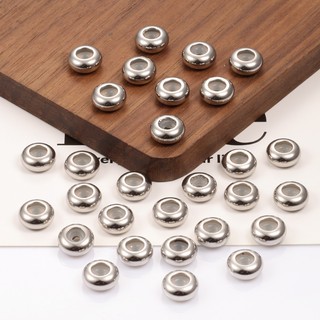 Hoạt động bằng thép không gỉ Hạt cố định có vòng cao su cho phụ kiện trang sức DIY
