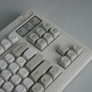 Tối giản Retro Keycaps PBT Dye thăng hoa MA Profile Keycap Custom Keycaps Tương thích với Cherry Gateron MX Switch