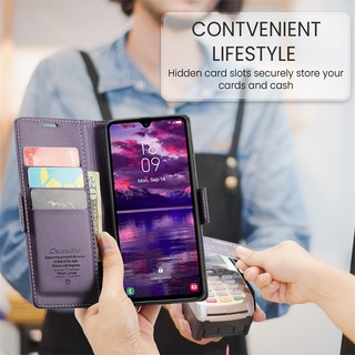 Ốp Lưng Da Cho Samsung Galaxy A50 A30s A50s A33 A34 A35 A40 A70 A70s A71 A51 M40s A52 A52s A53 A54 A55 A32 A72 A73 A515f A5260 M32 5g Flip Wallet Khe Cắm Thẻ Đứng