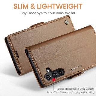 Ốp Da Cho Samsung Galaxy S20 S21 S22 S23 + Plus Pro Ultra FE Flip Wallet Khe Cắm Thẻ Đứng Vỏ Chống Sốc