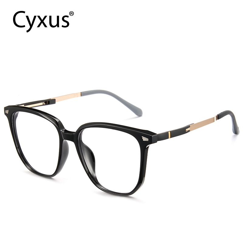 Cyxus Kính Chống Ánh Sáng Xanh TR90 Gọng Vuông Nhẹ Bền Chơi Game Máy Tính Chống Mỏi Mắt Bảo Vệ Mắt 8159