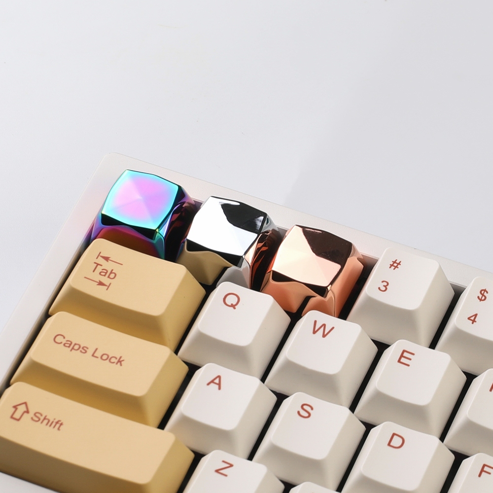 Esc Công Chúa Vuông Kim Cương Keycaps Màu Bạc Vàng Cá Tính Hợp Kim Kẽm keycap Cho MX Switch Bàn Phím Cơ (chỉ keycap) | BigBuy360 - bigbuy360.vn