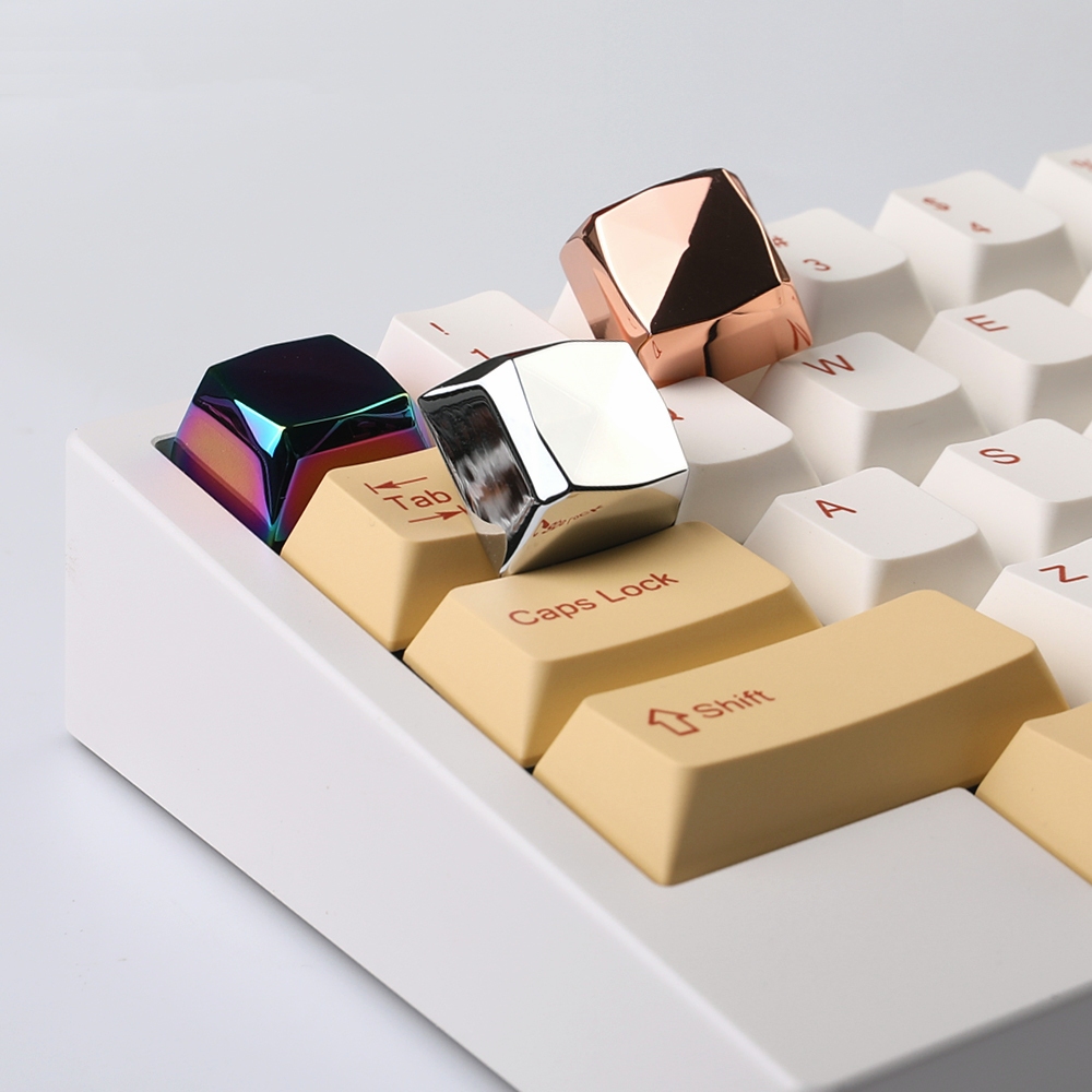 Esc Công Chúa Vuông Kim Cương Keycaps Màu Bạc Vàng Cá Tính Hợp Kim Kẽm keycap Cho MX Switch Bàn Phím Cơ (chỉ keycap) | BigBuy360 - bigbuy360.vn