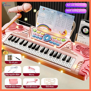 Bé Gái Mầm Non Đồ Chơi Giáo Dục 37 Phím Điện Tử Kỹ Thuật Số Mini Piano Đồ Chơi Giáo Dục Âm Nhạc Instru