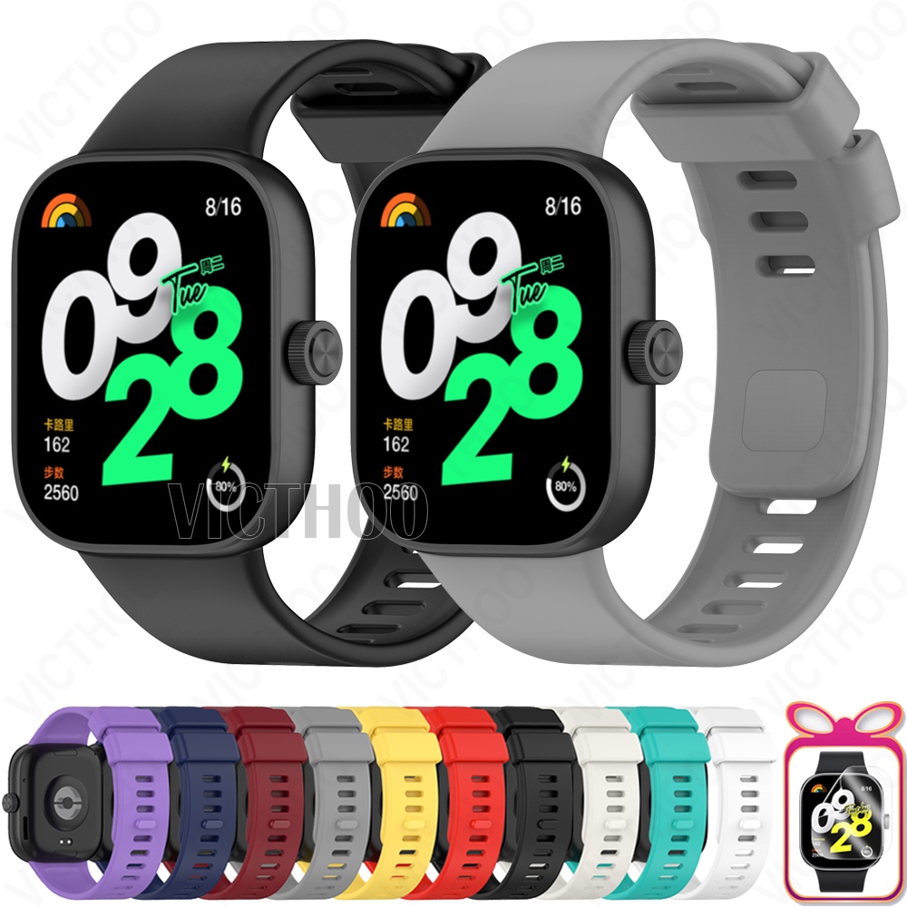 Vòng đeo tay dây đeo silicon thay thế cho Redmi Watch 6 Active Lite 5 4 / Xiaomi Smart Band 10 9 8 Pro