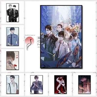 MOZI✨30 * 40cm / 40 * 50cm nhân vật hoạt hình tranh tô màu theo số tranh số hóa tranh sơn dầu số hoá Anime Nhân Vật DIY Kỹ Thuật Số Tranh Vẽ Tay Tranh Kỹ Thuật Số Tô Màu Tranh Sơn Dầu Tranh Trang Trí