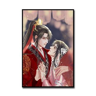 MOZI✨30 * 40cm / 40 * 50cm nhân vật hoạt hình tranh tô màu theo số tranh số hóa tranh sơn dầu số hoá Anime Nhân Vật DIY Kỹ Thuật Số Tranh Vẽ Tay Tranh Kỹ Thuật Số Tô Màu Tranh Sơn Dầu Tranh Trang Trí