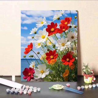 MOZI✨30 * 40cm / 40 * 50cm tranh tô màu theo số tranh số hóa tranh sơn dầu số hoá bộ tô màu theo sốSen Pond Số Đêm Tranh Sơn Dầu Tự Làm Tranh Handmade Tô Màu Tranh Số Tranh Làm Đầy Tranh Chữa Bệnh Giải Nén Phòng Khách Giá Trị Cao Quà Tặng Sinh Nh