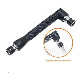 Tuốc nơ vít hai đầu hình chữ L Tiện ích Ổ cắm Mini Cờ lê 1 / 4 "6.35mm Tua vít Bit Khoan và tuốc nơ vít Bộ công cụ chìa khóa
