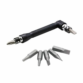 Tuốc nơ vít hai đầu hình chữ L Tiện ích Ổ cắm Mini Cờ lê 1 / 4 "6.35mm Tua vít Bit Khoan và tuốc nơ vít Bộ công cụ chìa khóa