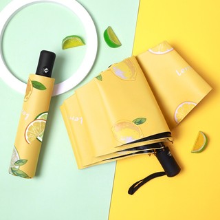 Dù che nắng tám xương bằng nhựa vinyl lưới gấp tự động che nắng cho cả mưa và nắng umbrella【Chiosala12】