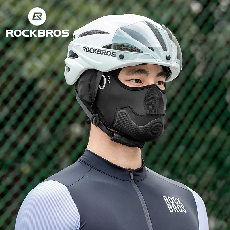 ROCKBROS Balaclava Ice Silk Chống Nắng Thoáng Khí Cho Người Lái Xe Máy và Đạp Xe