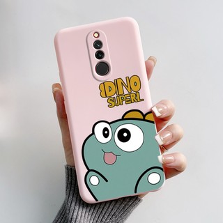 Ốp Lưng Cho Xiaomi Redmi 8 Matte Mới Nhất Hoạt Hình Sơn Mềm Silicon Dành Cho Redmi 8 Redmi8 Vỏ Điện Thoại