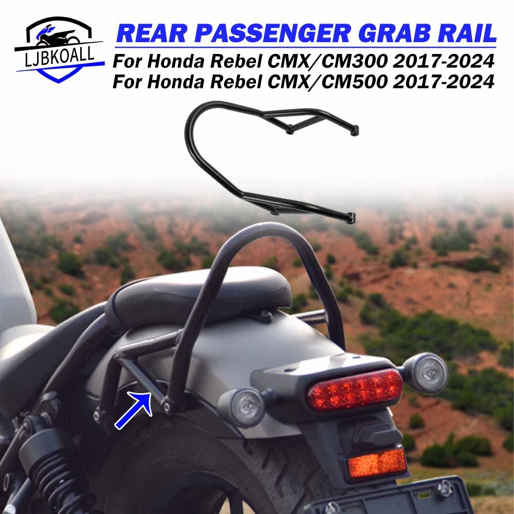 Tubo De Escape Medio Deslizable Para Honda Rebel 500/300 CM500/CM300 2017-2021 - Negro, Acero Inoxidable