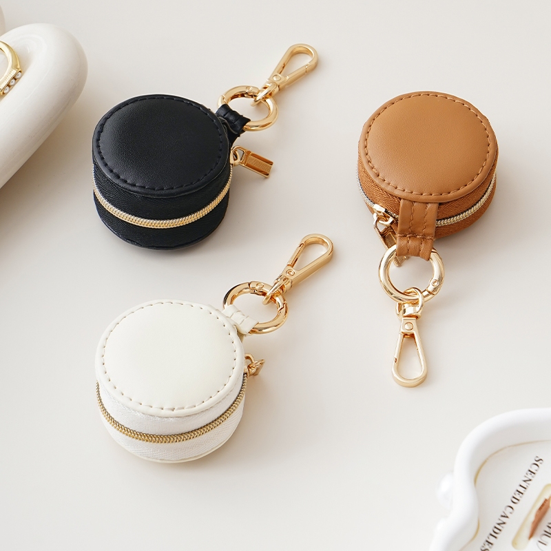 Casegrace Mini Di Động Tròn Trang Sức Hộp Bảo Quản Trang Sức Túi Cho Bông Tai Vòng Cổ Nhẫn Trang Sức Tổ Chức Khay
