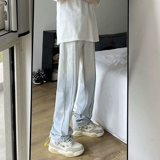 Quần jean nam ESEA, thời trang Mỹ dáng rộng giản dị xuân hè phong cách đẹp trai cao cấp unisex thương hiệu quần jean hợp thời trang