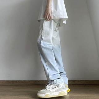 Quần jean nam ESEA, thời trang Mỹ dáng rộng giản dị xuân hè phong cách đẹp trai cao cấp unisex thương hiệu quần jean hợp thời trang