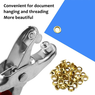 1 Bộ Miếng Dán Cố Định Vải Da Dây Giày Lỗ Đấm Kìm Máy May Túi Dụng Cụ Hộ Gia Đình Kìm Giữ Đinh Tán Snap