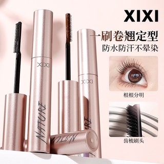 Xixi Mascara Kem Kéo Dài Dense Curl Tự Nhiên Chống Thấm Nước Không Mờ Trang Điểm Mascara Người Mới Bắt Đầu Lâu Dài Không Thu Nhỏ Ánh Sáng Mỏng Eyeblack NO.D762