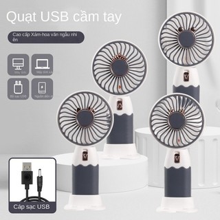 Quạt Điện có đế Quạt Cầm Tay Mini Sạc USB Tích Điện Di Động Quạt Bàn Có Thể Gập Lại