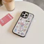 Ốp điện thoại hình thỏ màu hồng hình trái tim dễ thương cho iphone 16 Pro Max 15 Pro Max 15 Plus 14 Pro Max 14Plus i14 13 Pro Max i11 i13 13pro 12 Pro Max Vỏ bảo vệ Acrylic