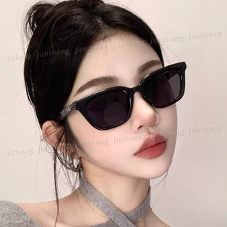 Kính râm mắt mèo gọng nhỏ cổ điển thời trang Hàn Quốc Kính râm mặt tròn dành cho nữ