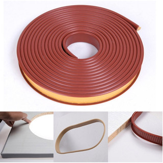 Mới Tự Dính Hình Chữ U Edge Dải Băng Nội Thất Gỗ Tủ Quần Áo Ban Bảo Vệ Vỏ Cao Su Silicon Cói Dải OIUY