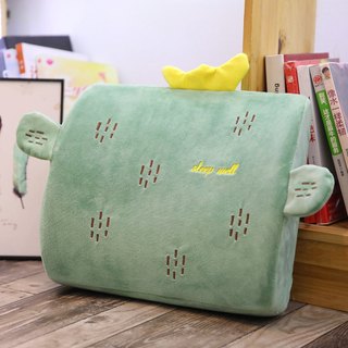 Gối Tựa Lưng Đệm Lót Ghế Văn Phòng Đai Cài Hoạt Hình Backrest Pillow【Chiosala12】