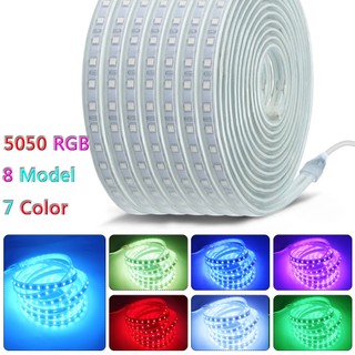 Led SMD 5050 Dải LED 5M 10M Dải LED Chống Nước 220V Khách Sạn Giáng Sinh Trang Trí Nhà Cửa lampu Dải Đèn LED