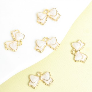 20 Chiếc Thời Trang Đầy Màu Sắc Thắt Nơ Men Quyến Rũ Cho Bé Gái Trang Sức Làm Nơ Sống Động Dễ Thương Nhỏ Giọt Dầu Mặt Dây Hợp Kim Phù Hợp Với Vòng Cổ DIY Bông Tai Vòng Tay Và Bất Kỳ Đồ Trang Trí Dây Chuyền Khác