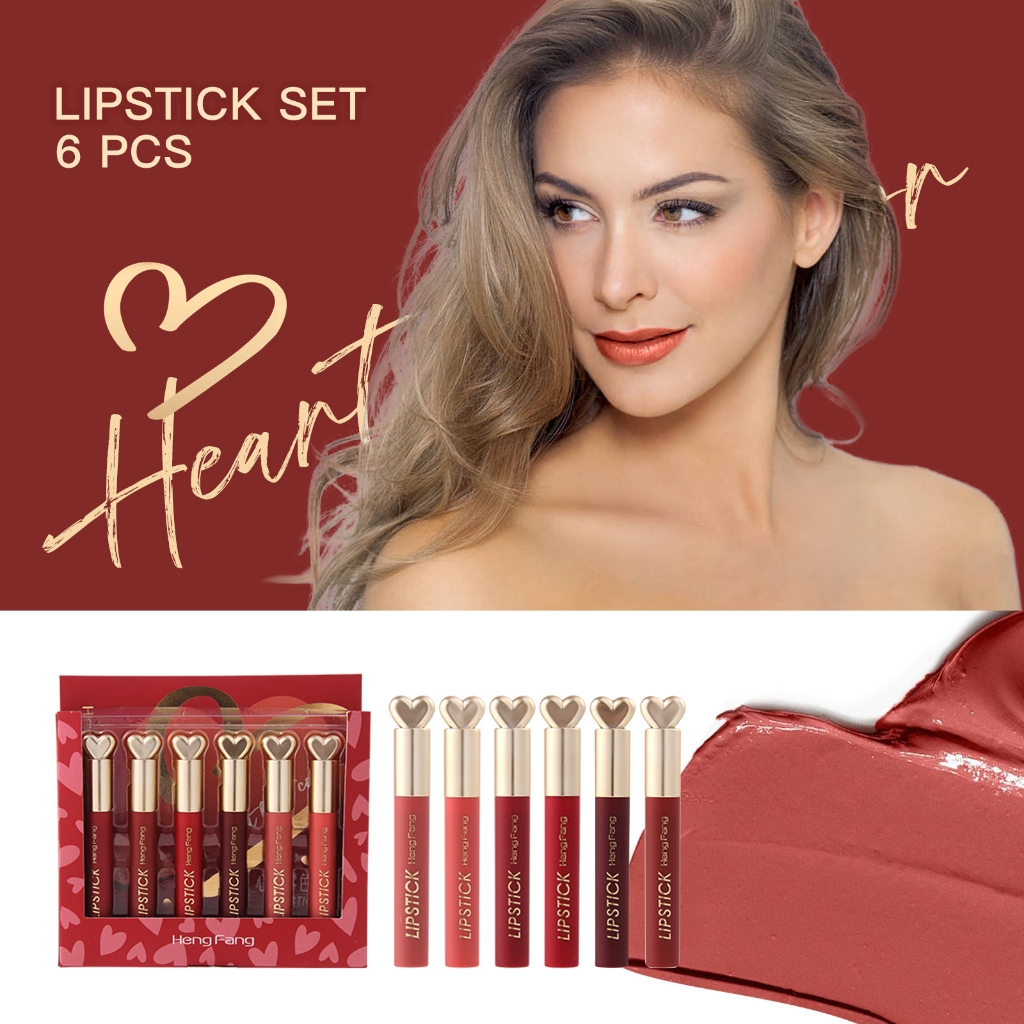 Ảnh Bộ Mỹ Phẩm Lamuseland Gồm Son Môi + Bút Kẻ Mắt + Mascara + Kem BB + Phấn Phủ + Túi 2