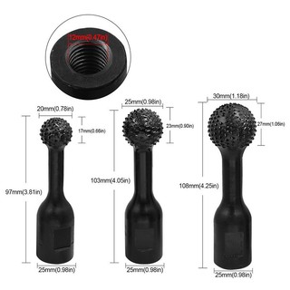 Máy Xay Góc Tập Tin Quay Dụng Cụ Khắc Đầu Mài Hình Cầu 12cm Chà Nhám Bằng Gỗ Rèn Đánh Bóng Mũi Khoan Tròn