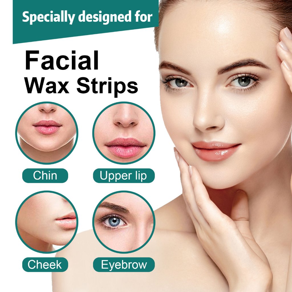 Ảnh Ruoall Dải sáp tẩy lông tại nhà nhanh chóng và đơn giản30 CÁI, tẩy lông dễ dàng, da mịn màng 1