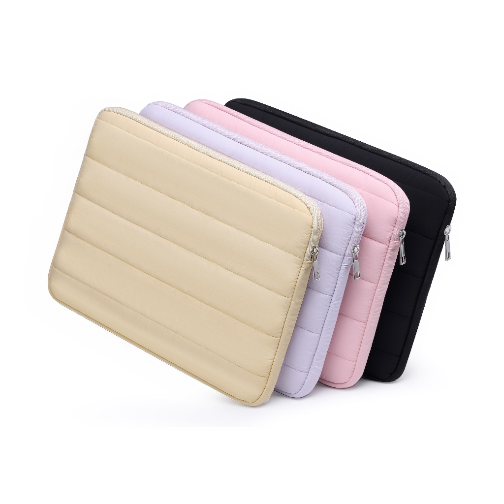 Túi đựng laptop  tay chống sốc và chống nước 13-14inch màu trơn tối giản đầy phong cách
