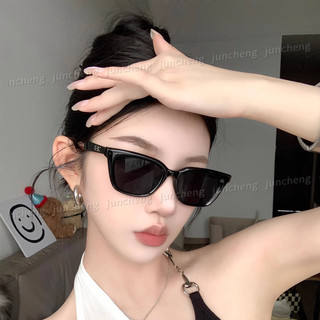 Kính râm mắt mèo gọng nhỏ cổ điển thời trang Hàn Quốc Kính râm mặt tròn dành cho nữ