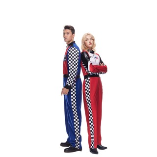 Trang phục F1 lái xe nam nữ cosplay, đồng phục đua xe, Halloween, Carnival, sân khấu