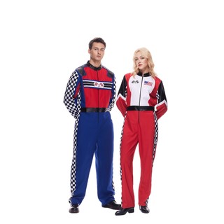 Trang phục F1 lái xe nam nữ cosplay, đồng phục đua xe, Halloween, Carnival, sân khấu
