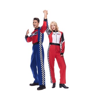 Trang phục F1 lái xe nam nữ cosplay, đồng phục đua xe, Halloween, Carnival, sân khấu