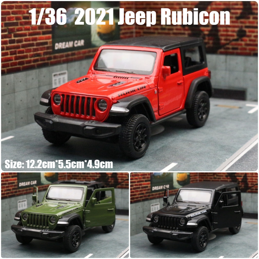 RMZ City Collection Series Jeep Wrangler Rubicon 2Dr (Red) Die-Cast Model main image 0