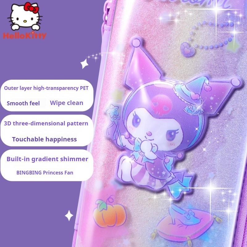 [Sanrio Chính Hãng] Hộp Đựng Bút Chì kuromi Trường Tiểu Học Nữ Hộp Đựng Bút Chì Bé Gái 2026 Phong Cách Mới Dung Tích Lớn kuromi Trẻ Em Hoạt Hình Hộp Văn Phòng Phẩm