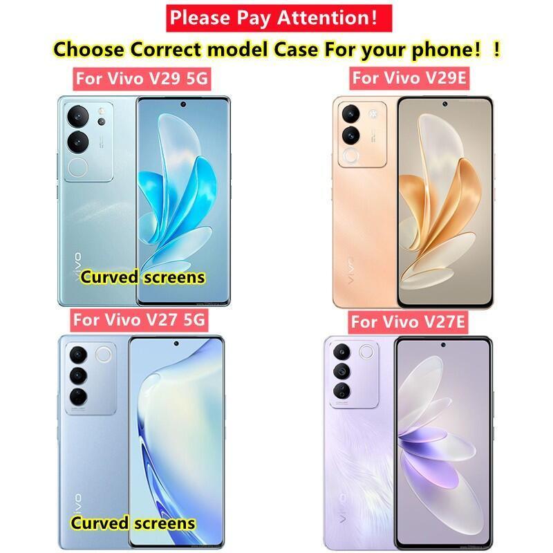 Ốp lưng trong suốt chống sốc VIVO V60 V50 V40 V40E V30E V30 V20 V21E V21 V23 V23E V25 V25E V27 V27E V29E V29 Lite Pro SE S12 S16E 4G 5G Vỏ Acrylic trong suốt