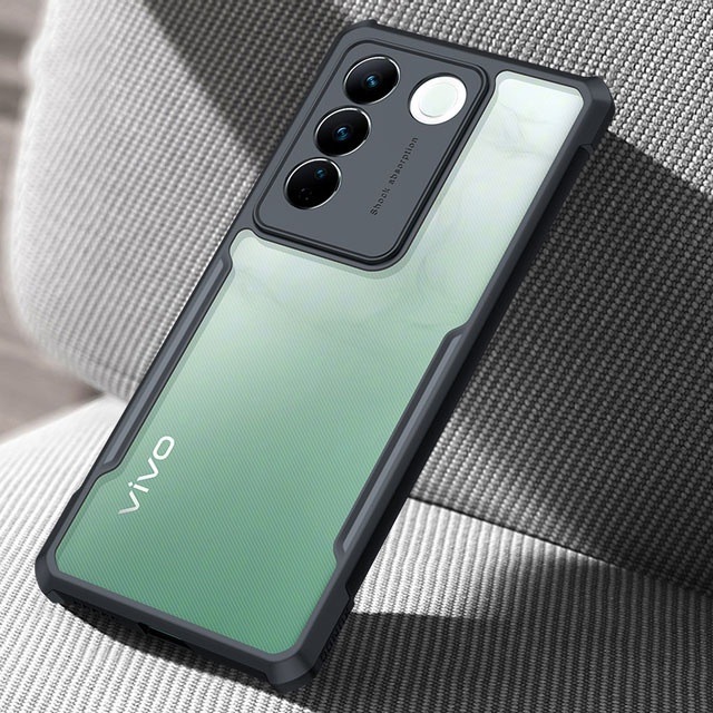 Ốp lưng trong suốt chống sốc VIVO V60 V50 V40 V40E V30E V30 V20 V21E V21 V23 V23E V25 V25E V27 V27E V29E V29 Lite Pro SE S12 S16E 4G 5G Vỏ Acrylic trong suốt