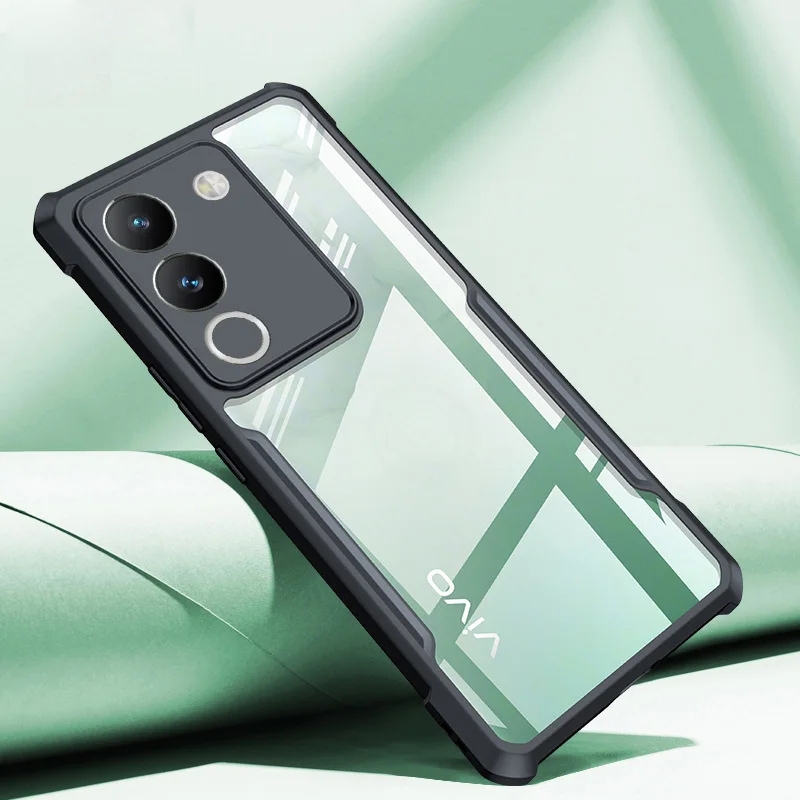 Ốp lưng trong suốt chống sốc VIVO V60 V50 V40 V40E V30E V30 V20 V21E V21 V23 V23E V25 V25E V27 V27E V29E V29 Lite Pro SE S12 S16E 4G 5G Vỏ Acrylic trong suốt