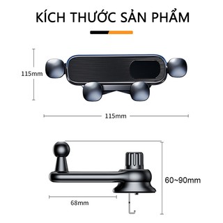Giá đỡ điện thoại trên ô tô SEAMETAL gắn cửa gió ô tô