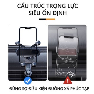 Giá đỡ điện thoại trên ô tô SEAMETAL gắn cửa gió ô tô
