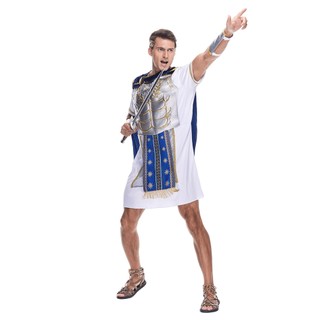 Người Lớn Hoàng Đế La Mã Toga Trang Phục Nam Dũng Cảm Chiến Binh La Mã Đấu Sĩ Cosplay Trang Phục Nam Halloween Giáp Lính Anh Hùng Vai Trò Chơi Đảng Carnival Spartacus Trang Phục