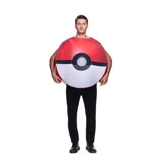 Người Lớn Ngộ nghĩnh Pokeball Trang Phục Nam Halloween Đảng Trò Chơi Pokemon Linh Vật Cosplay Trang Phục Nam Nữ Lễ Hội Sân Khấu Biểu Diễn Lạ Mắt Trang Phục
