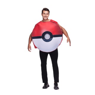 Người Lớn Ngộ nghĩnh Pokeball Trang Phục Nam Halloween Đảng Trò Chơi Pokemon Linh Vật Cosplay Trang Phục Nam Nữ Lễ Hội Sân Khấu Biểu Diễn Lạ Mắt Trang Phục