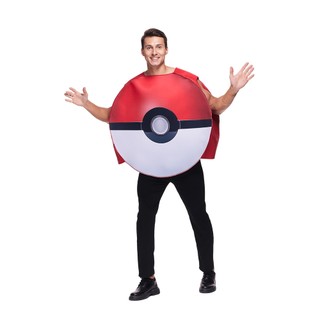 Người Lớn Ngộ nghĩnh Pokeball Trang Phục Nam Halloween Đảng Trò Chơi Pokemon Linh Vật Cosplay Trang Phục Nam Nữ Lễ Hội Sân Khấu Biểu Diễn Lạ Mắt Trang Phục